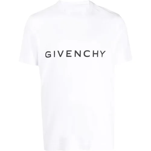 Logo Print Cotton T-Shirt , male, Sizes: 2XL - Givenchy - Modalova