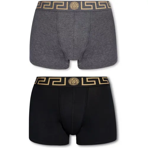 Markenboxer 2er-Pack , Herren, Größe: L - Versace - Modalova