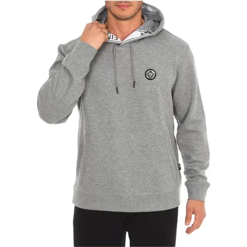 Hooded Sweatshirt with Brand Print , male, Sizes: XL, S, L, M, 2XL - Plein Sport - Modalova