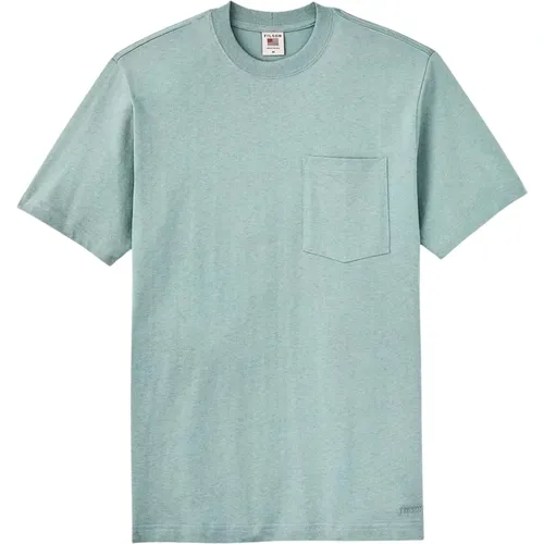 Solid Pocket Tee Heavy-Duty Classic , male, Sizes: L, S - Filson - Modalova