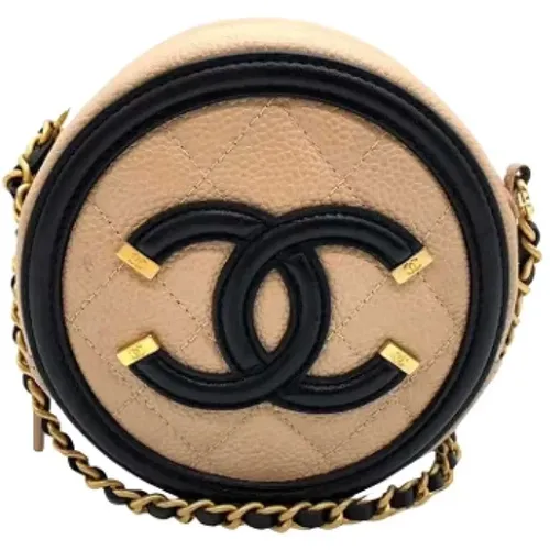 Pre-owned Leather chanel-bags , female, Sizes: ONE SIZE - Chanel Vintage - Modalova