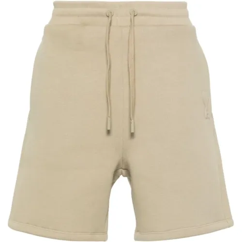 Casual Baumwolle Polyester Shorts , Damen, Größe: L - Ami Paris - Modalova