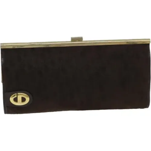 Pre-owned Leather clutches , female, Sizes: ONE SIZE - Dior Vintage - Modalova