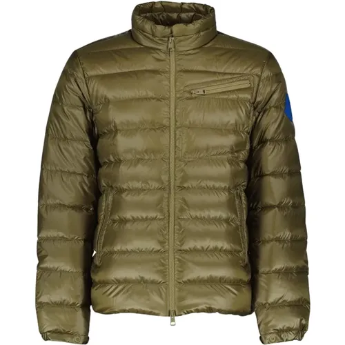 Quilted Puffer Jacket with High Collar , male, Sizes: M, 2XL, XL - Moncler - Modalova