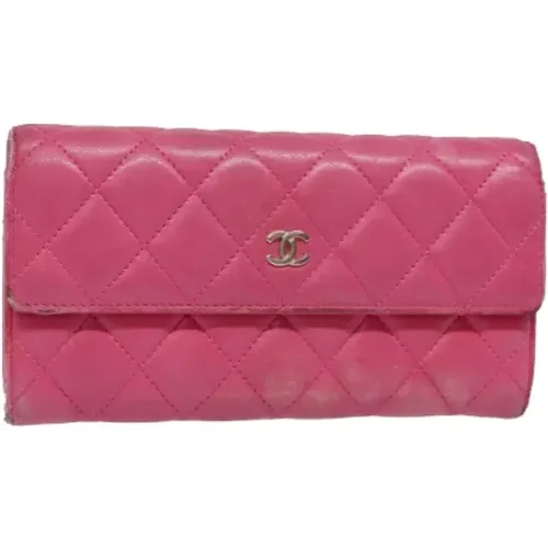 Pre-owned Leather wallets , female, Sizes: ONE SIZE - Chanel Vintage - Modalova