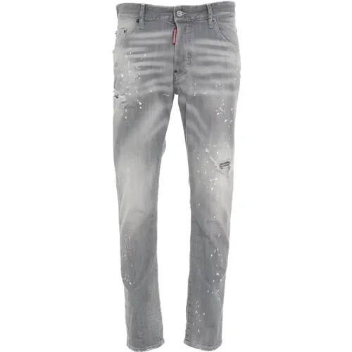 Grey Ss24 Men's Jeans , male, Sizes: XL, L, M - Dsquared2 - Modalova