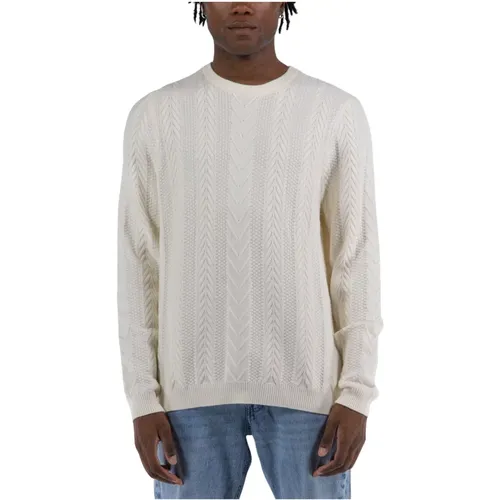 Cable Sweater , male, Sizes: XL, L - Guess - Modalova