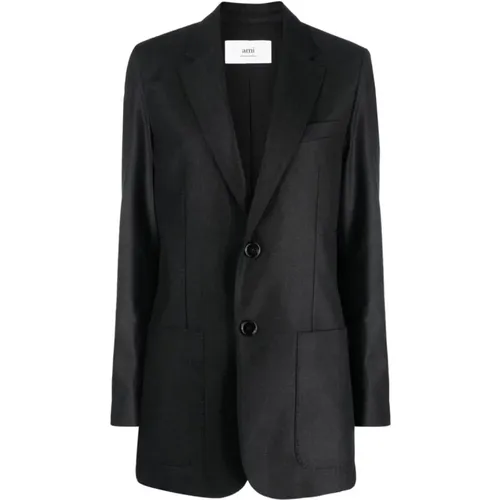 Two buttons jacket , female, Sizes: S, M, L - Ami Paris - Modalova