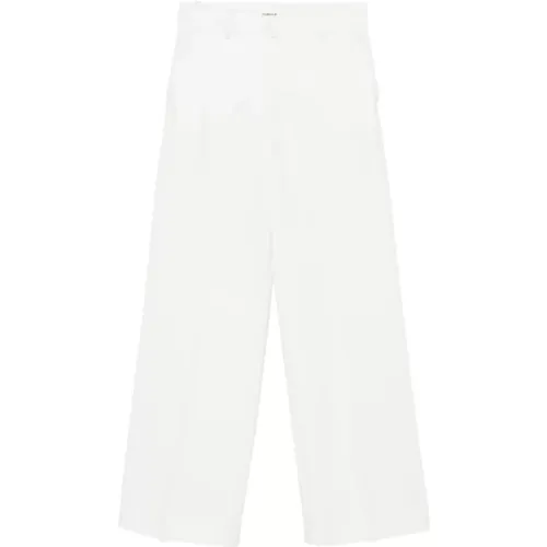 Cream Trousers for Women , female, Sizes: XS, S, M - P.a.r.o.s.h. - Modalova