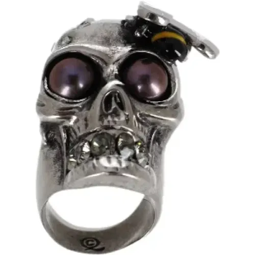 Pre-owned Metal rings , female, Sizes: ONE SIZE - Alexander McQueen Pre-owned - Modalova