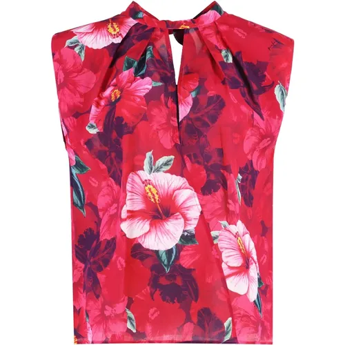 Blumenmuster Crêpe-Bluse PINKO - pinko - Modalova