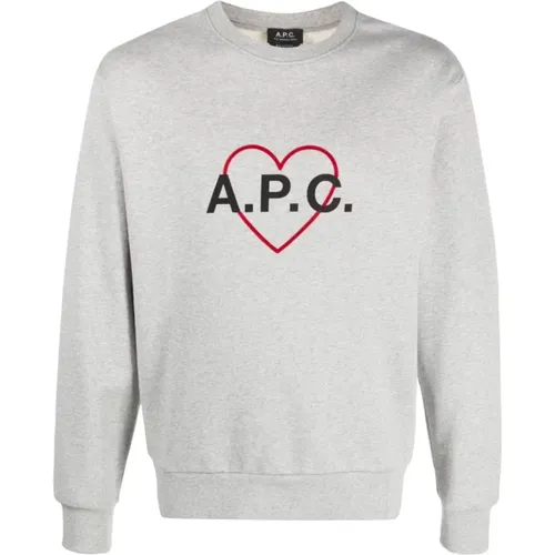 Herz Logo Sweatshirt A.p.c - A.p.c. - Modalova