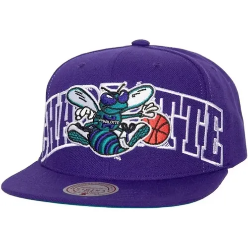 Lila Hornets Snapback Kappe - Mitchell & Ness - Modalova