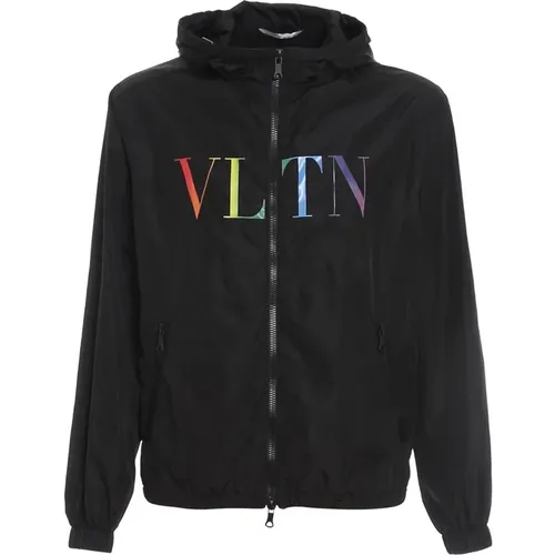 Logo Windbreaker Jacket Men , male, Sizes: M - Valentino - Modalova