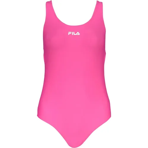 Womens One-Piece Swimsuit Logo Print , female, Sizes: XS, M, L, S - Fila - Modalova