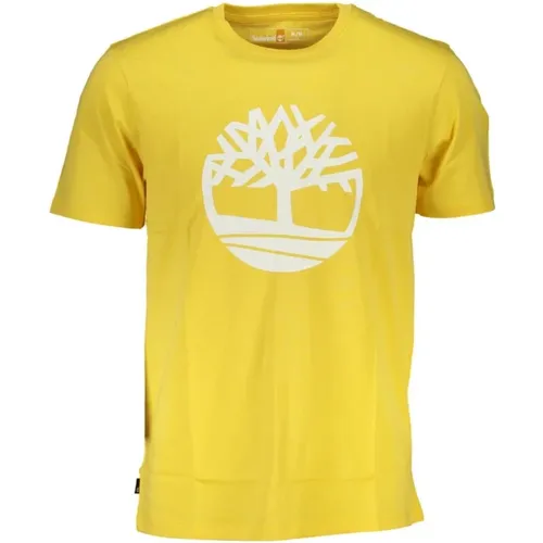 Bedrucktes Logo-T-Shirt , Herren, Größe: XL - Timberland - Modalova