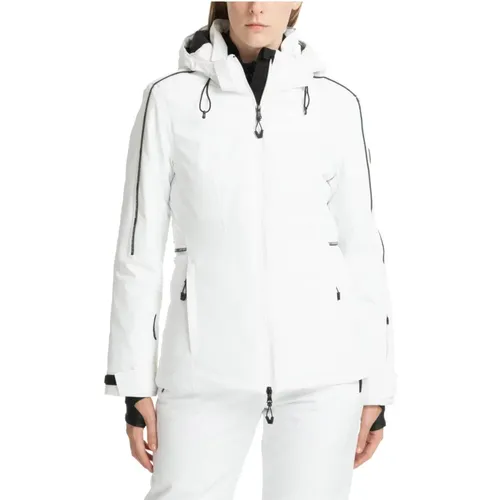 Ski Jacke mit Kapuze und Logo - Emporio Armani EA7 - Modalova