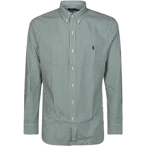 Stretch Poplin Shirt , male, Sizes: L, M, S, XL - Ralph Lauren - Modalova