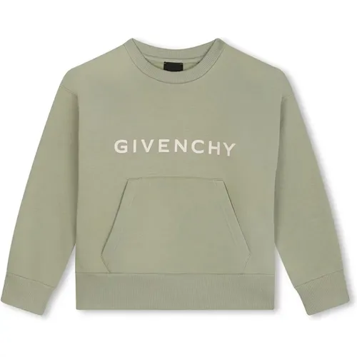 Kinder Grün Crew-neck Sweatshirt 4G Muster - Givenchy - Modalova