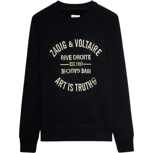 Embroidered Sweatshirt - , female, Sizes: XS - Zadig & Voltaire - Modalova