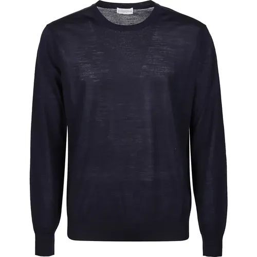 Plain Sweater , male, Sizes: 3XL, L, 4XL - Ballantyne - Modalova