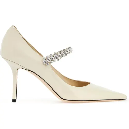 Crystal Strap Patent Leather Pumps , female, Sizes: 7 UK - Jimmy Choo - Modalova