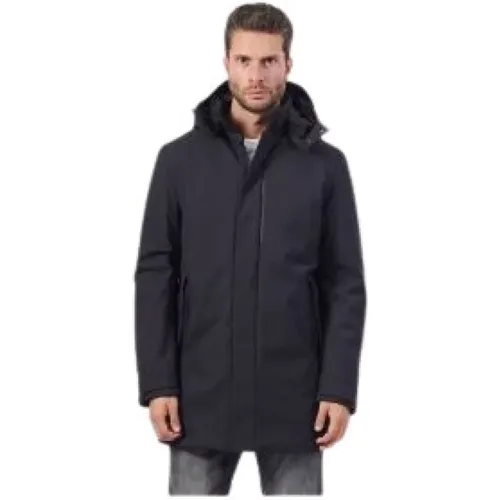 Blaue Steppjacke für Männer , Herren, Größe: 3XL - Save The Duck - Modalova