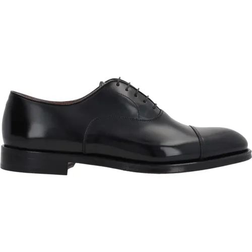 Brushed Leather Oxford Shoes , male, Sizes: 8 UK, 7 1/2 UK, 6 UK, 6 1/2 UK, 9 1/2 UK, 7 UK, 10 UK - Doucal's - Modalova