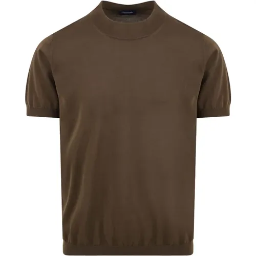 Braune T-Shirt und Polo Kollektion , Herren, Größe: 2XL - Drumohr - Modalova