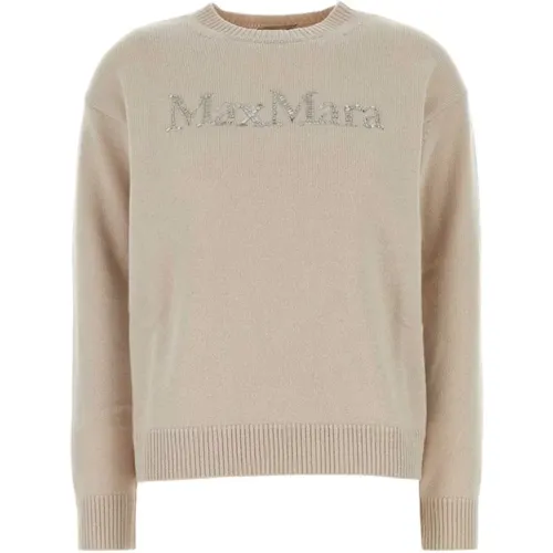 Feinstrickpullover mit Rundhalsausschnitt , Damen, Größe: S - Max Mara - Modalova