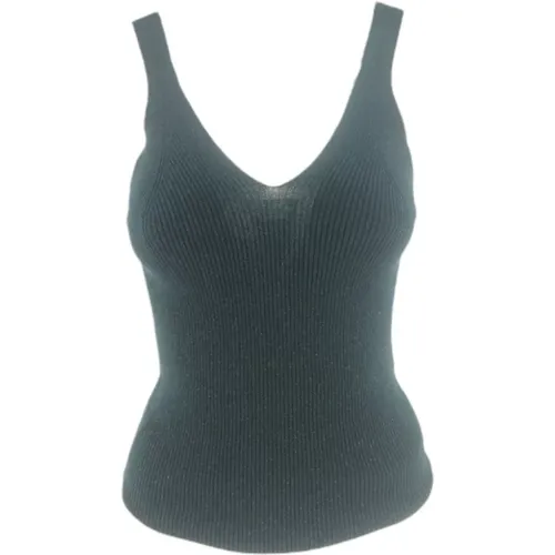 Stylish Sleeveless Top Blue , female, Sizes: XS, XL, S - P.a.r.o.s.h. - Modalova