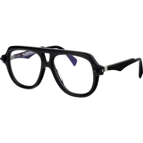 Stylish Optical Maske Q4 Glasses , unisex, Sizes: 55 MM - Kuboraum - Modalova