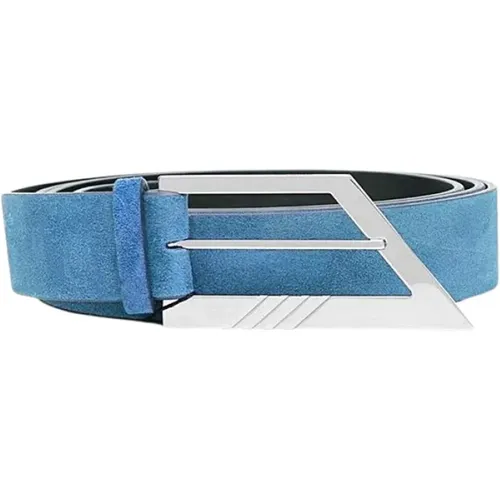 Leather Belt with Pointed Tip , female, Sizes: S, M, L - The Attico - Modalova