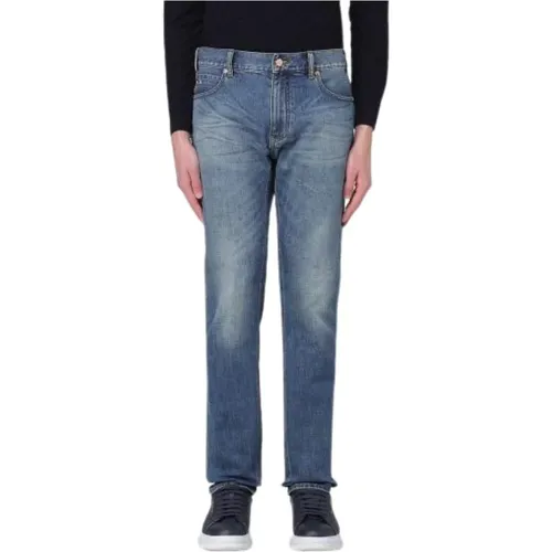 Gerades Jeans , Herren, Größe: W34 - Emporio Armani - Modalova
