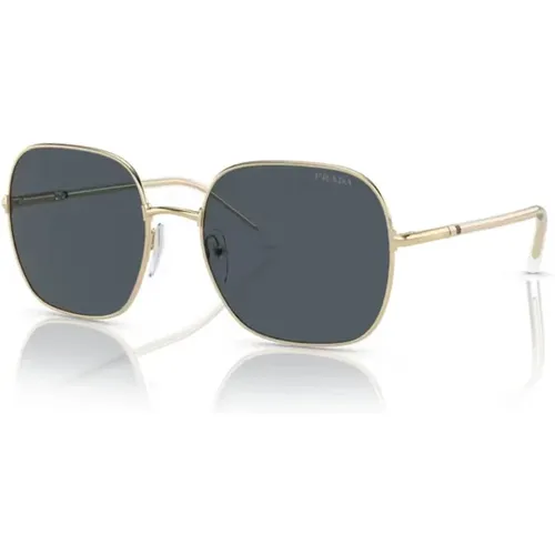 Elegant Metal Sunglasses , female, Sizes: 55 MM - Prada - Modalova