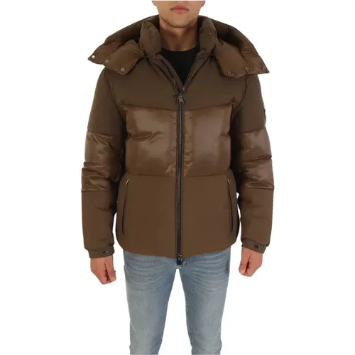 Padded Waterproof Jacket with Hood , male, Sizes: XL - Boss - Modalova