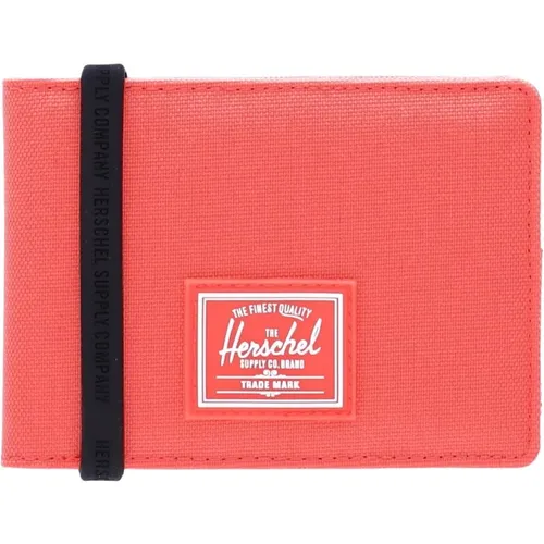 Rfid Mens Wallet Hot Coral , unisex, Sizes: ONE SIZE - Herschel - Modalova