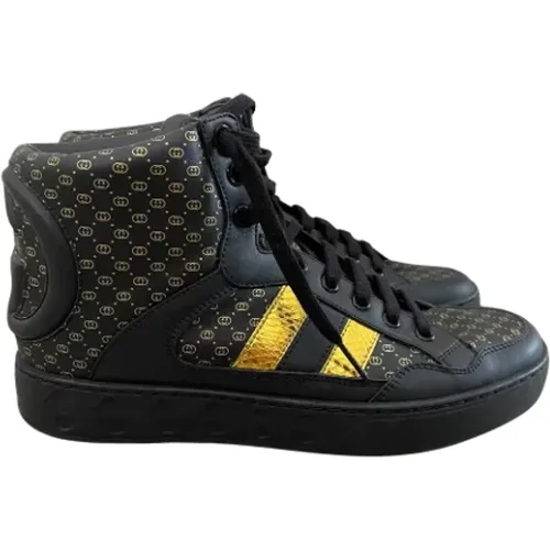 Pre-owned Leather sneakers , female, Sizes: 6 UK - Gucci Vintage - Modalova