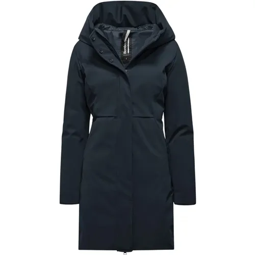 Two Material Parka with Tailored Cut , female, Sizes: XL, L, XS - BomBoogie - Modalova