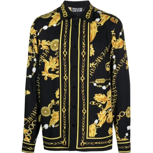 Long Sleeve Tops , Herren, Größe: S - Versace Jeans Couture - Modalova