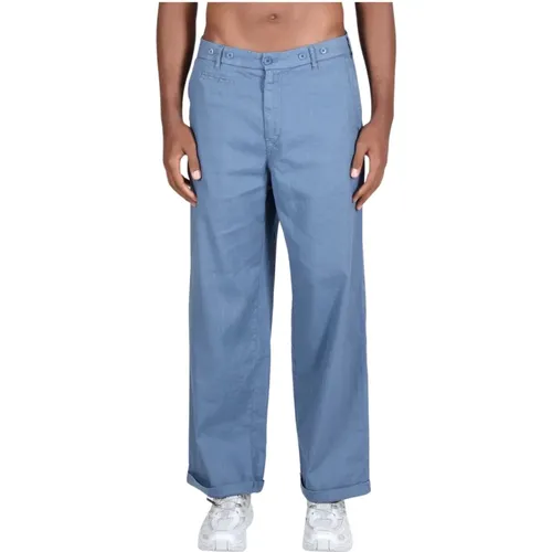 Slim Fit Cotton Linen Trousers , male, Sizes: L, XL, M, S - Barena Venezia - Modalova