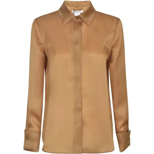 Nola Leather Shirts , female, Sizes: XS, M - Max Mara - Modalova