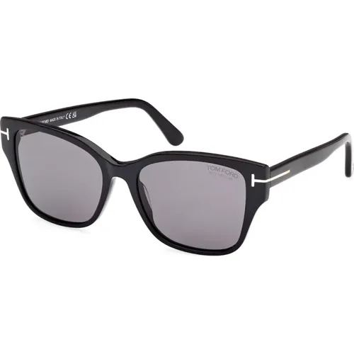 Klassische Sonnenbrille mit Zubehör , Damen, Größe: 55 MM - Tom Ford - Modalova