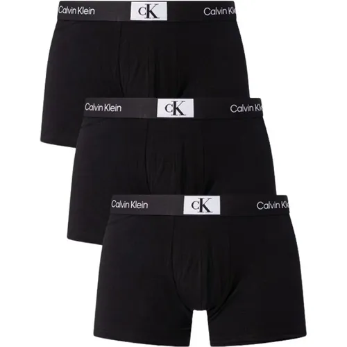Mens Boxer Shorts 3-Pack Cotton , male, Sizes: L, M, S, XL - Calvin Klein - Modalova