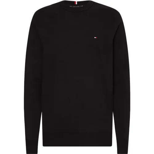 Crew Neck Sweater , Herren, Größe: M - Tommy Hilfiger - Modalova