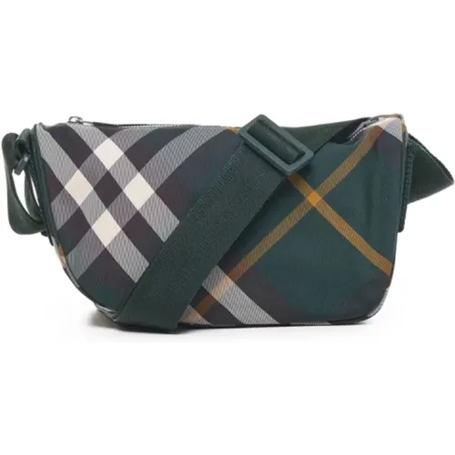 Stilvolle Ivy Check Tasche mit verstellbarem Riemen,Stilvolle Crossbody-Tasche - Burberry - Modalova