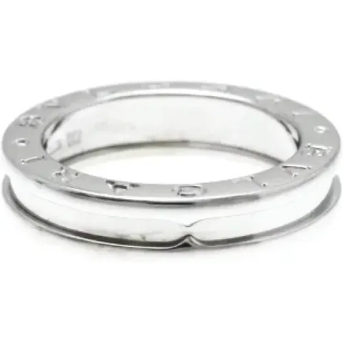 Pre-owned White Gold rings , female, Sizes: ONE SIZE - Bvlgari Vintage - Modalova