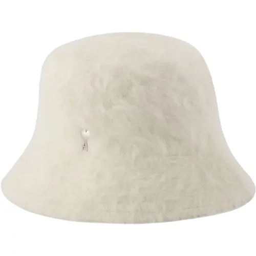 Fluffy Wool Bucket Hat - , unisex, Sizes: 56 CM, 59 CM - Ami Paris - Modalova