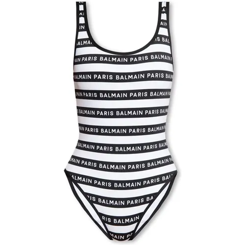 One-piece swimsuit , female, Sizes: M - Balmain - Modalova