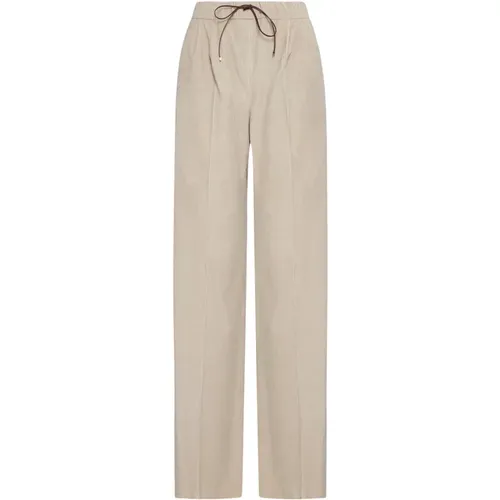 Corduroy Wide Leg Hosen , Damen, Größe: S - Max Mara - Modalova